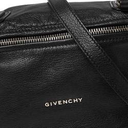 Givenchy Black Leather Small Pandora Messenger Bag