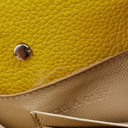 Pre Owned حقيبة كروس جيفنشي نانو هوريزون جلد أصفر فاتح