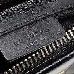 Pre Owned Givenchy Black Leather Medium Antigona Satchel