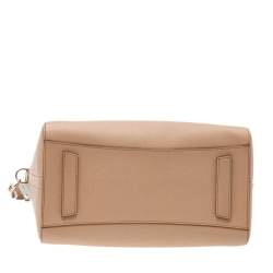 Pre Owned Givenchy Beige Leather Medium Antigona Satchel 