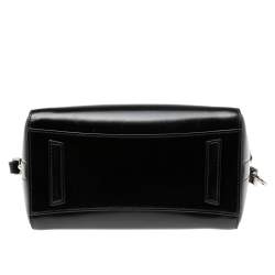 Pre Owned حقيبة ساتشل جيفنشي انتيغونا جلد أسود صغيرة