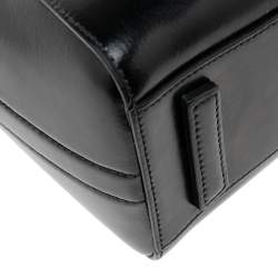 Pre Owned حقيبة ساتشل جيفنشي انتيغونا جلد أسود صغيرة