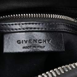 Pre Owned حقيبة ساتشل جيفنشي انتيغونا جلد أسود صغيرة