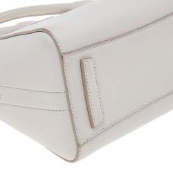 مملوكة مسبقًا Givenchy White Leather Mini Antigona Satchel