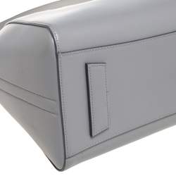 Pre Owned Givenchy Grey Leather Small Antigona Satchel