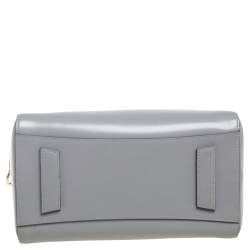 Pre Owned Givenchy Grey Leather Small Antigona Satchel