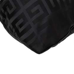 Pre Owned Givenchy Black Signature Nylon Hobo