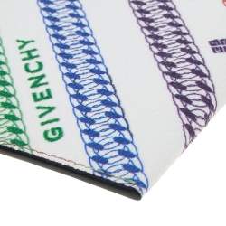 مملوكة مسبقًا Givenchy Multicolor Logo Print Coated Canvas Card Holder
