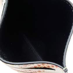 مملوكة مسبقًا Givenchy Multicolor Logo Print Coated Canvas Card Holder