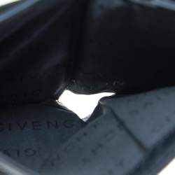 Givenchy Black Nylon and Leather Trifold Wallet