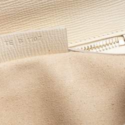 Pre Owned Givenchy Ivory White Leather Mini Pandora Box Crossbody Bag