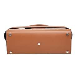 Pre Owned Givenchy Brown Leather Small Horizon Tote