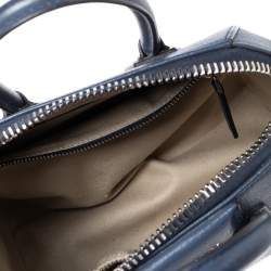 Pre Owned Givenchy Navy Blue Leather Mini Antigona Satchel