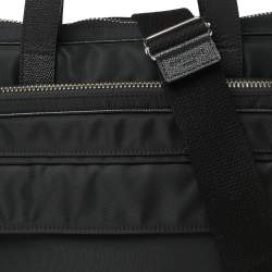 Pre Owned Givenchy Black Nylon Zip Around Laptop Bag