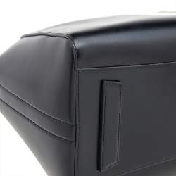 Pre Owned حقيبة ساتشل جيفنشي أنتيغونا جلد سوداء متوسطة 