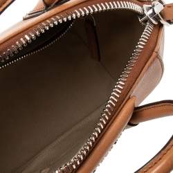 Pre Owned Givenchy Brown Leather Mini Antigona Satchel