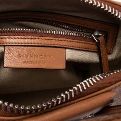 Pre Owned Givenchy Brown Leather Mini Antigona Satchel