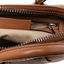 Pre Owned Givenchy Brown Leather Mini Antigona Satchel
