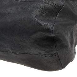 Pre Owned حقيبة كتف غيفنشي باندورا جلد أسود كبيرة