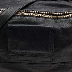 Pre Owned حقيبة كتف غيفنشي باند ورا جلد أسود كبيرة