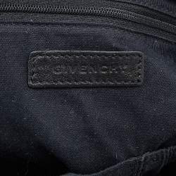 Pre Owned حقيبة كتف غيفنشي باندورا جلد أسود كبيرة