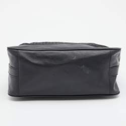 Pre Owned Givenchy Black Canvas and Leather Hobo