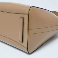 Pre Owned حقيبة ساتشل جيفنشي انتيغونا جلد بيج متوسطة