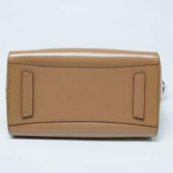 Pre Owned حقيبة ساتشل جيفنشي انتيغونا جلد بيج متوسطة