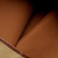 Pre Owned حقيبة يد جيفنشي شوبر أنتيجونا ميزون أتش دي جي جلد وكانفاس بنية /بيج 