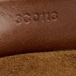 Pre Owned حقيبة يد جيفنشي شوبر أنتيجونا ميزون أتش دي جي جلد وكانفاس بنية /بيج 