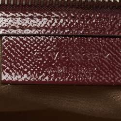 Pre Owned حقيبة ساتشل جيفنشي أنتيجونا جلد عنابي لامع صغيرة