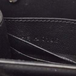 Pre Owned Givenchy Black Leather Nano Horizon Crossbody Bag