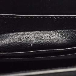 Pre Owned Givenchy Black Leather Nano Horizon Crossbody Bag