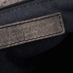 Pre Owned Givenchy Grey Leather Satchel