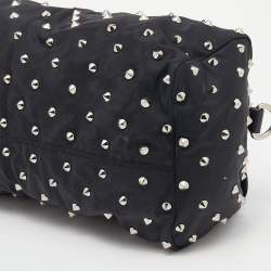 Pre Owned حقيبة ساتشل جيفنشي نايلون أسود مرصع