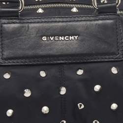 Pre Owned حقيبة ساتشل جيفنشي نايلون أسود مرصع