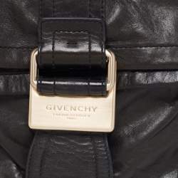 Pre Owned حقيبة كتف جيفنشي جلد أخضر كاكي