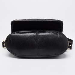 Pre Owned حقيبة كتف جيفنشي جلد أخضر كاكي