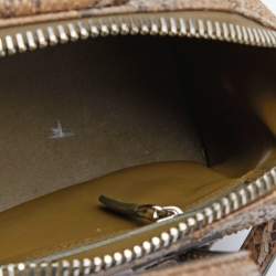 Pre Owned Givenchy Brown Python Mini Antigona Satchel