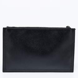 Pre Owned حقيبة صغيرة جيفني روتفايلر فيس كانفاس مقوى سوداء 