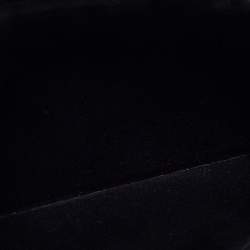 Pre Owned حقيبة صغيرة جيفني روتفايلر فيس كانفاس مقوى سوداء 