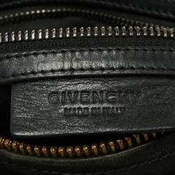 مملوكة مسبقًا Givenchy Black Crinkled Leather Small Pandora Shoulder Bag