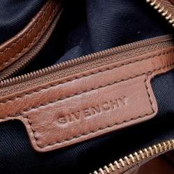 Pre Owned Givenchy Brown Leather Hobo