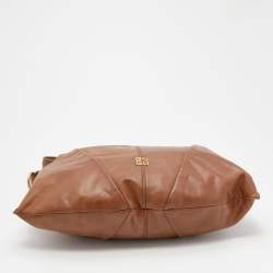 Pre Owned Givenchy Brown Leather Hobo