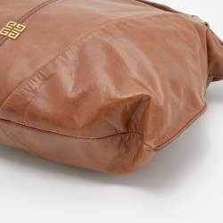 Pre Owned Givenchy Brown Leather Hobo