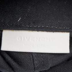Pre Owned Givenchy White Perforated Leather Small Star Antigona Tote