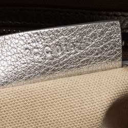 Pre Owned Givenchy Silver Leather Small Antigona Satchel