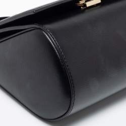 Pre Owned Givenchy Black Leather Mini Pandora Box Crossbody Bag