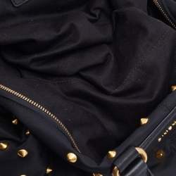 Givenchy Black Nylon And Leather Studded Duffle Bag