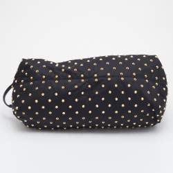 Givenchy Black Nylon And Leather Studded Duffle Bag